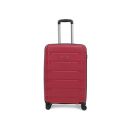 Aristocrat Porto 55cm Maroon Polypropylene Harsided Cabin Luggage 8W Strolley...