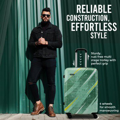 Aristocrat Radiance Check-in Trolley Bag 75cm | Large (Green)
