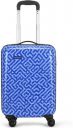 ARISTOCRAT Small Cabin Suitcase (55 cm) - Bravo Cabin Luggage, Blue, Printed Hardcase...