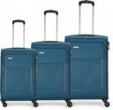 ARISTOCRAT  Soft Body Set of 3 Luggage - Titus 4W Strolly 58+68+78 (E) Blue - Blue...