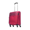 Aristocrat Striker 55Cms Small Soft Sided 4 Spinner Wheels Polyester Maroon Trolley...