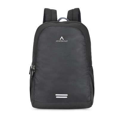 Aristocrat Unisex Black Oxford Fabric 28.82L Laptop Bags