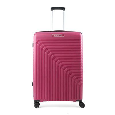 Aristocrat Wego 8W Str. Large 360°|Trolley Bag, Speed_Wheel Suitcase For Travel, 8 Wheel Luggage (Red, Large), 73 Centimeters