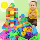 ARIZON Bricks Toys Sets with Wheel,Lego Blocks,Educational Toys for Kids 54+pcs  (Multicolor)...