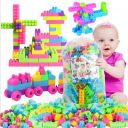 ARIZON DIY Plastic Building Blocks for Kids 50+ pcs  (Multicolor)...