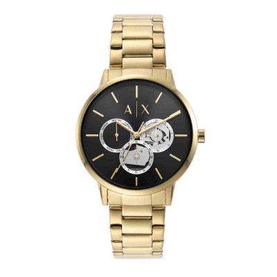 Armani Exchange 42 mm Black Dial Stainless Steel Mens Analog Watch - AX2747I