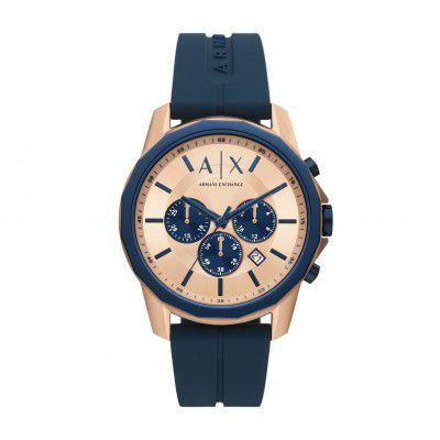 Armani Exchange Banks Analog Rose Gold Dial Mens Watch-AX1730