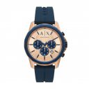 Armani Exchange Banks Analog Rose Gold Dial Mens Watch-AX1730...