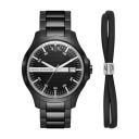 Armani Exchange Hampton Analog Black Dial Mens Watch-AX7134SET...