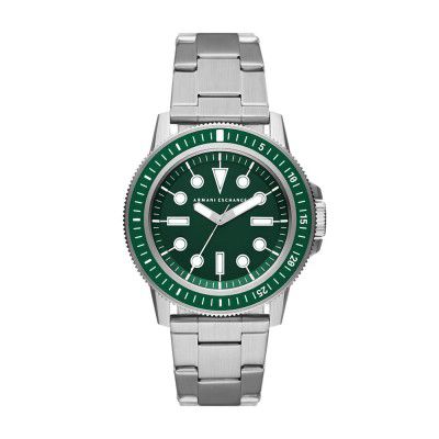 Armani Exchange Leonardo Analog Green Dial Mens Watch-AX1860