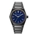 Armani Exchange Mens 44 mm Geraldo Blue Dial Stainless Steel Analog Watch - AX2811I...