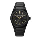 Armani Exchange Mens 44 mm Geraldo Black Dial Stainless Steel Analog Watch - AX2812I...