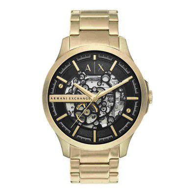 Armani Exchange Mens 46 mm Hampton Multicolour Dial Stainless Steel Analog Watch - AX2419I
