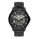 Armani Exchange Mens 46 mm Hampton Black Dial Stainless Steel Analog Watch - AX2418I...