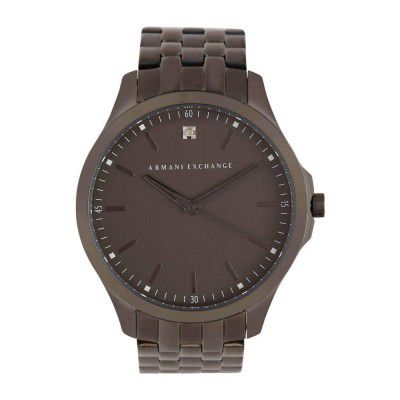 Armani Exchange Mens Metallic Analogue Watch - AX2169I (Grey_Free Size)