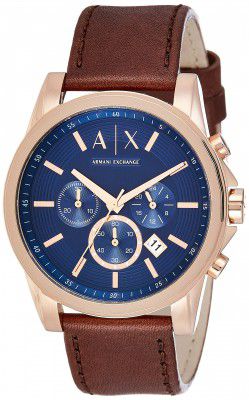 Armani Exchange Outerbanks Analog Blue Dial Mens Watch-AX2508