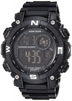 Armitron Sport 40/8284 Digital Chronograph Black Dial Mens Watch