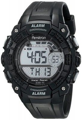 Armitron Sport Mens 49mm Digital  Watch 40/8209BLK