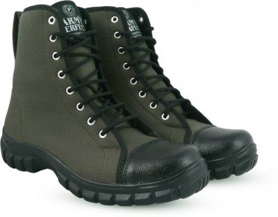 ARMY PERFECT Jungle Combat Army Boot Boots For Men (Olive)