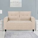 ARRA Brevis Fabric 2 Seater Sofa  (Finish Color - Beige)...