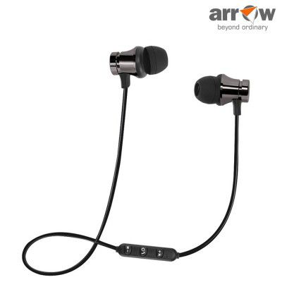 Arrow A11 Wireless Bluetooth Wireless Neckband Earphone with Voice Assistant, Black