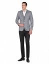 Arrow Men Medium Grey Checkered Suit...