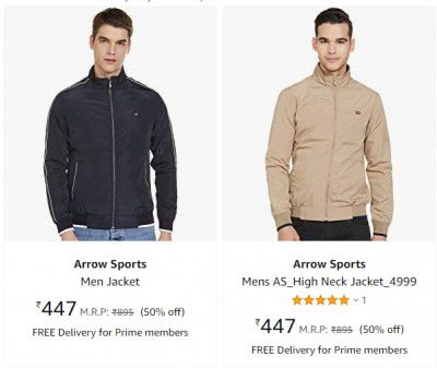 Arrow Men's Jackets from ₹447