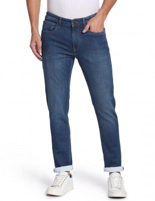 Arrow Men's Mid Rise Slim Jeans