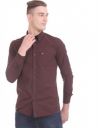 Arrow Mens Slim Sports Burgundy Solid Shirt...