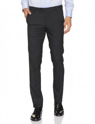 Arrow Men's Tapered Fit Mid Rise Pants