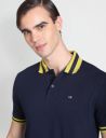 Arrow Sports Navy Solid Polo T-Shirt (ASAEOTS3824_S)...