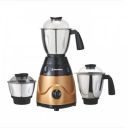 ARSOMAA Metalo Mixer Grinder Power Pro 750-Watt - Mixer Grinder with 3 Jars, Stainless Steel Blades - Golden Color...