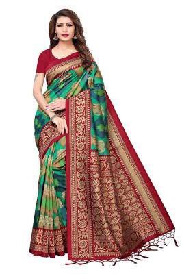 Art Decor Mysore Silk Saree with Blouse Piece