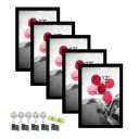 Art Street A4 Size Photo Frame For Wall Set of 5 Black Picture Frame For Home...