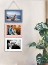 Art StreetSet Of 3 Blue & Pink Wall Photo Frames...