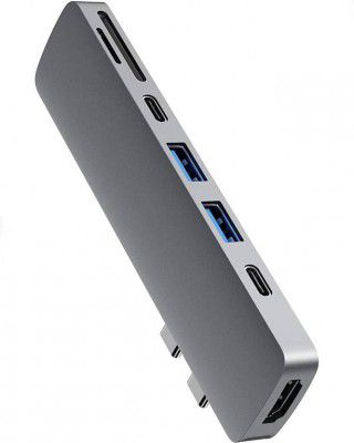 Artek 7 in 2 USB C Hub to HDMI -1 USB 3.0-2 USB C - 1 Thunderbolt - 1 SD Card - 1 TF Card - 1 13 15 and 16 MacBook Pro 2016-2021