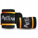 ARTINO Weight Lifting Wrist Support, with Thumb Loop Strap for Gym Workout, Push-ups, Pull-ups, Strength Training Exercise, Accessories, Made of Velcro and Elastic Band for Men & Women (Orange)...