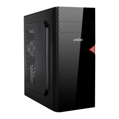 Artis Delight 3.0 Computer Cabinet Support Full ATX/ Micro ATX Motherboard,1 x 8 cm Fan with VIP 400R Plus Power Supply