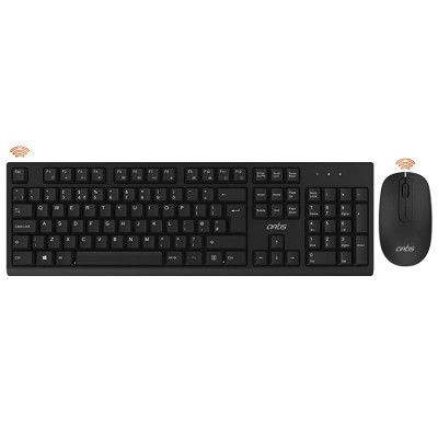 Artis WK60 Wireless Keyboard & Wireless Mouse Combo(Black)