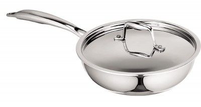 Signoraware Artista Tri-Ply Stainless Steel Induction Compatible Triply Frypan