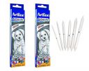 Artline 6 LOVE PENCILS (PACK OF 2) - 12 PENCILS and Blending/Smudging Stumps Set of 6 (Size 1 to 6)...
