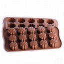 ARTO 15-Cavity Flower Silicone Chocolate Mould – Intricate Floral Design...