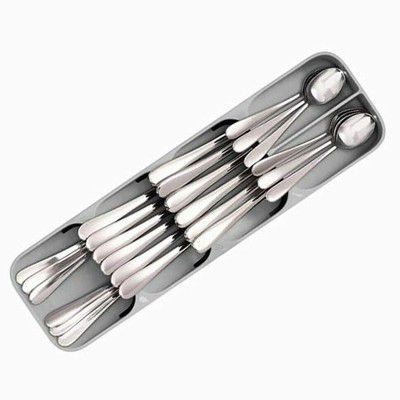 Arto Plastic Compact Cutlery Organizer Rack 