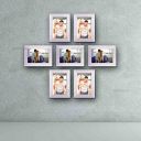 ArtzFolio Wall Photo Frame D19 | Wall Photo Frame Collage for Living Room | Picture Frames Home & Wall Decoration | White | Set of 7 Units | 4x6inch...