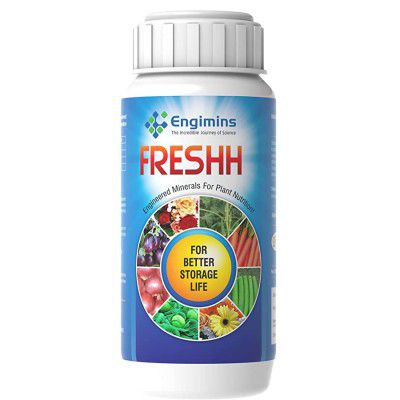 Aryabio Engimins Freshh 250ml Organic Fertilizer increases Longevity and Freshness in flower, fruit and vegetable plants (liquid)