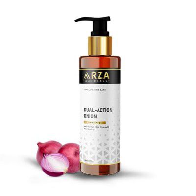ARZA Naturals Dual-Action Onion Shampoo with Red Onion Seed Oil Extract for Hair growth – 200ml