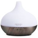 ASAKUKI 300ml Essential Oil Diffuser, Premium 5 in 1 Ultrasonic Aromatherapy Scented Oil Diffuser Vaporizer Humidifier, Timer and Auto-Off, 7 LED Light Colors (Black)...