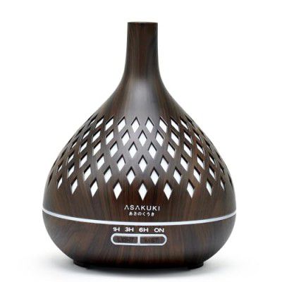 ASAKUKI 400ml Essential Oil Diffuser, Aromatherapy Oil Diffuser with Cool Mist