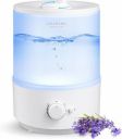 ASAKUKI Humidifiers for Bedroom Home, 3L Top Fill Cool Mist Humidifiers, BPA-Free, 30H...