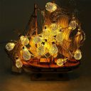 ascension 16 3.2 Meter Metal Bulb Shape String Lights Indoor Outdoor Decorative Fairy Lights Curtain for Patio, Gardens, Bedroom, Dorm Room, Wedding, Halloween Christmas Party...